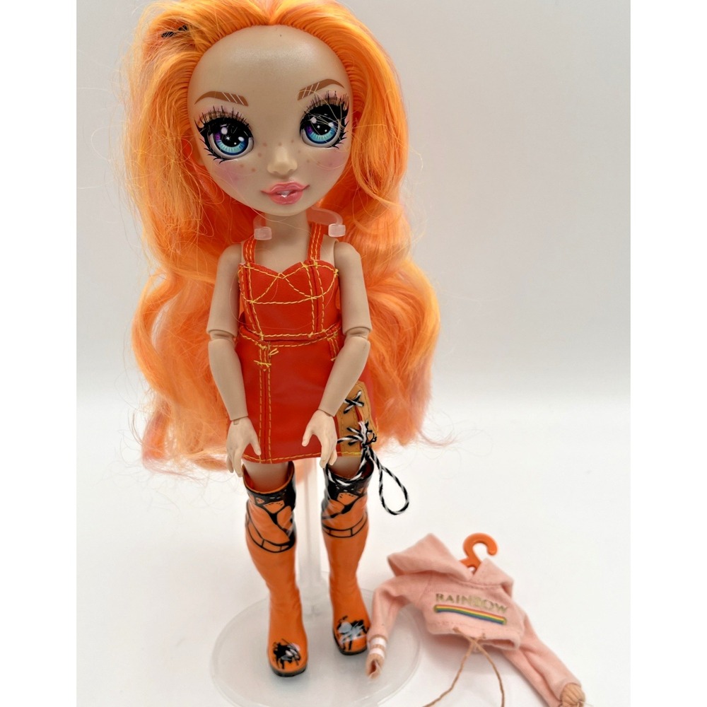 Rainbow High Poppy Rowan Doll MGA Orange Hair Butterfly Clips 2019